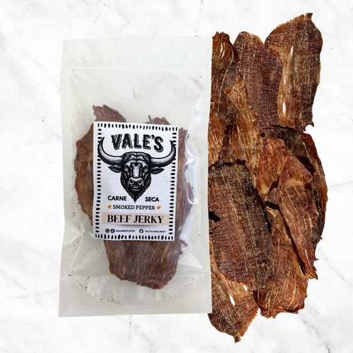 Smoked Pepper Carne Seca | Beef Jerky